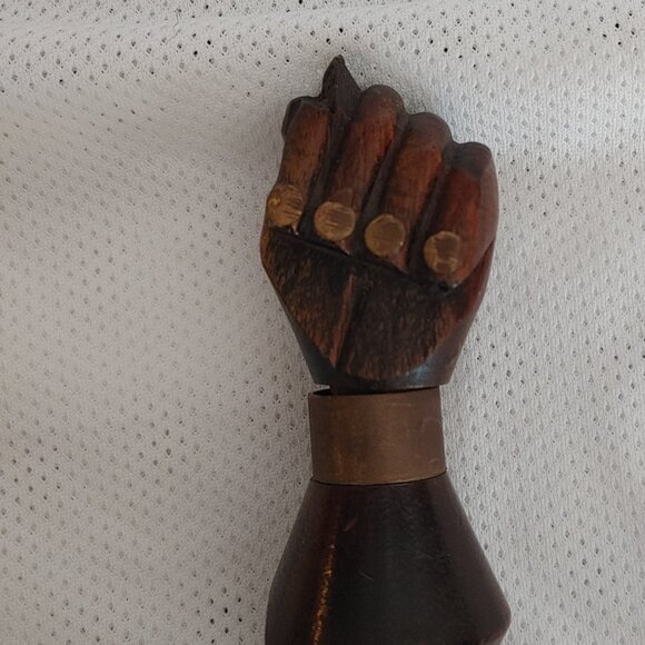 Vintage Figa Fist Wooden Handcrafted Bottle Opener and Corkscrew Set - Picture 5 of 6